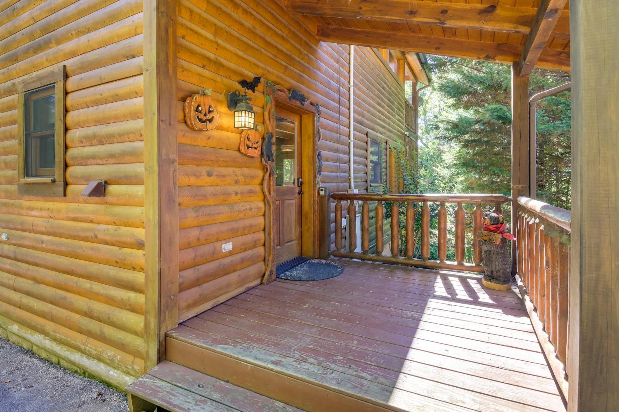 סביירוויל Secluded And Wooded Wears Valley Cabin With Fire Pit! מראה חיצוני תמונה