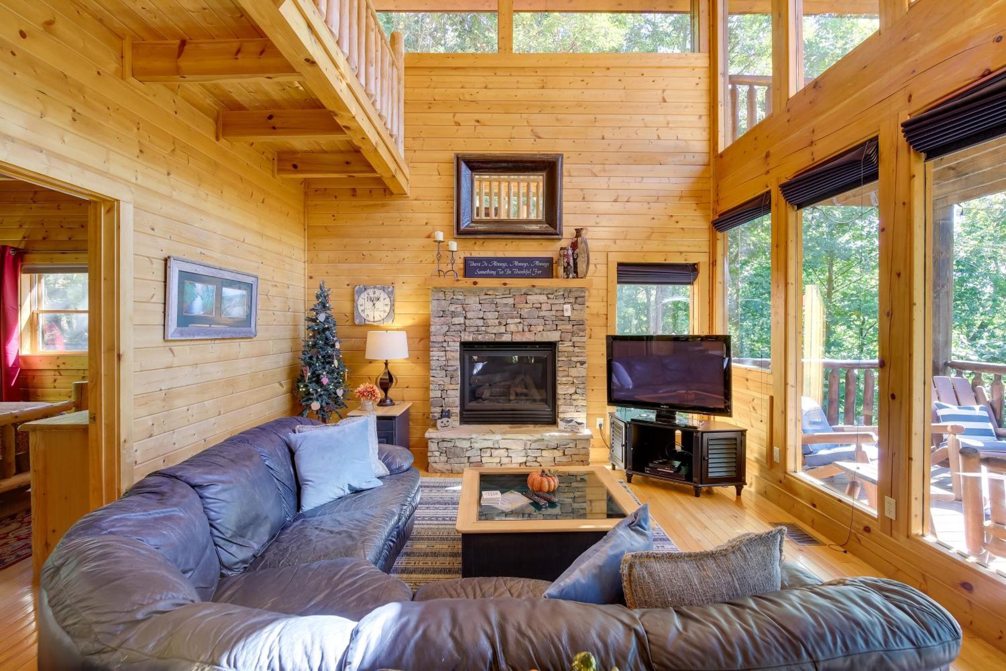 סביירוויל Secluded And Wooded Wears Valley Cabin With Fire Pit! מראה חיצוני תמונה