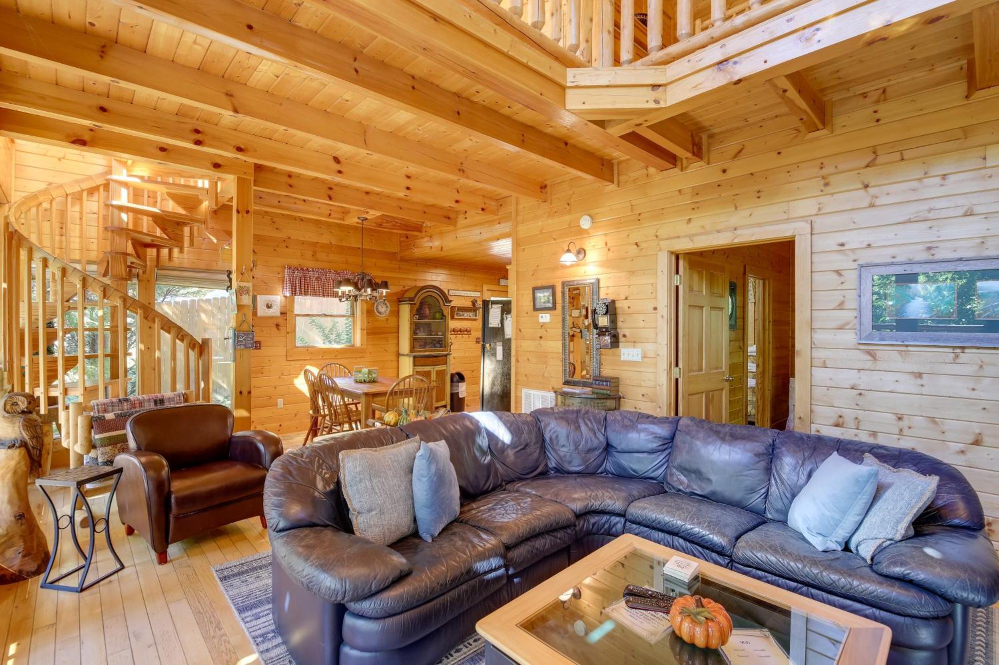 סביירוויל Secluded And Wooded Wears Valley Cabin With Fire Pit! מראה חיצוני תמונה