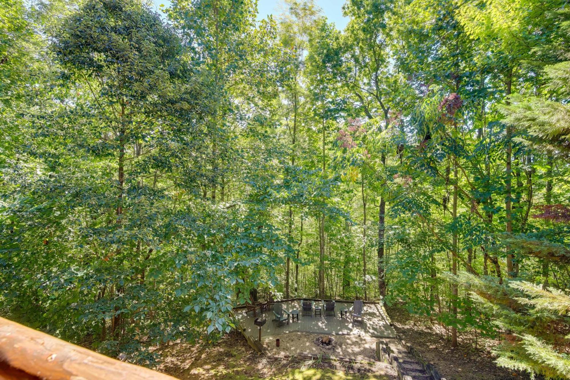 סביירוויל Secluded And Wooded Wears Valley Cabin With Fire Pit! מראה חיצוני תמונה